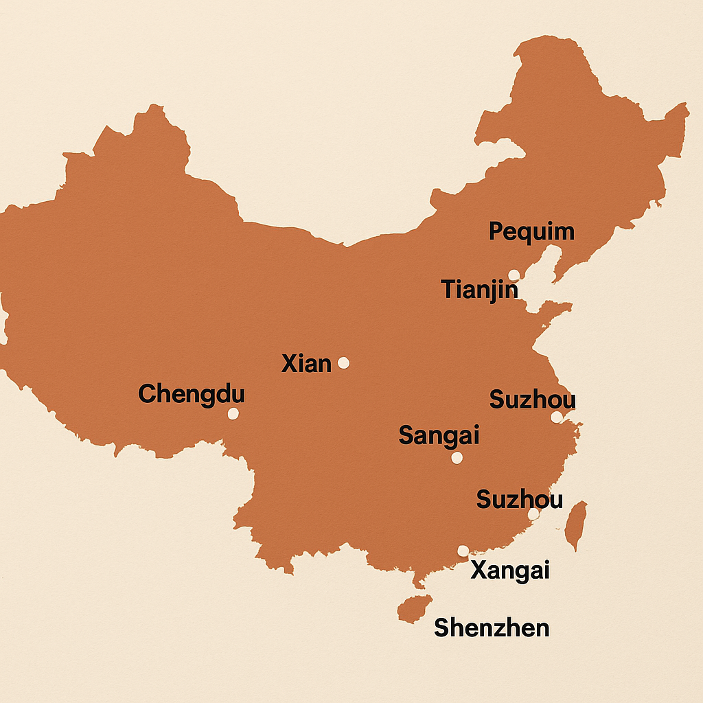 Mapa da China